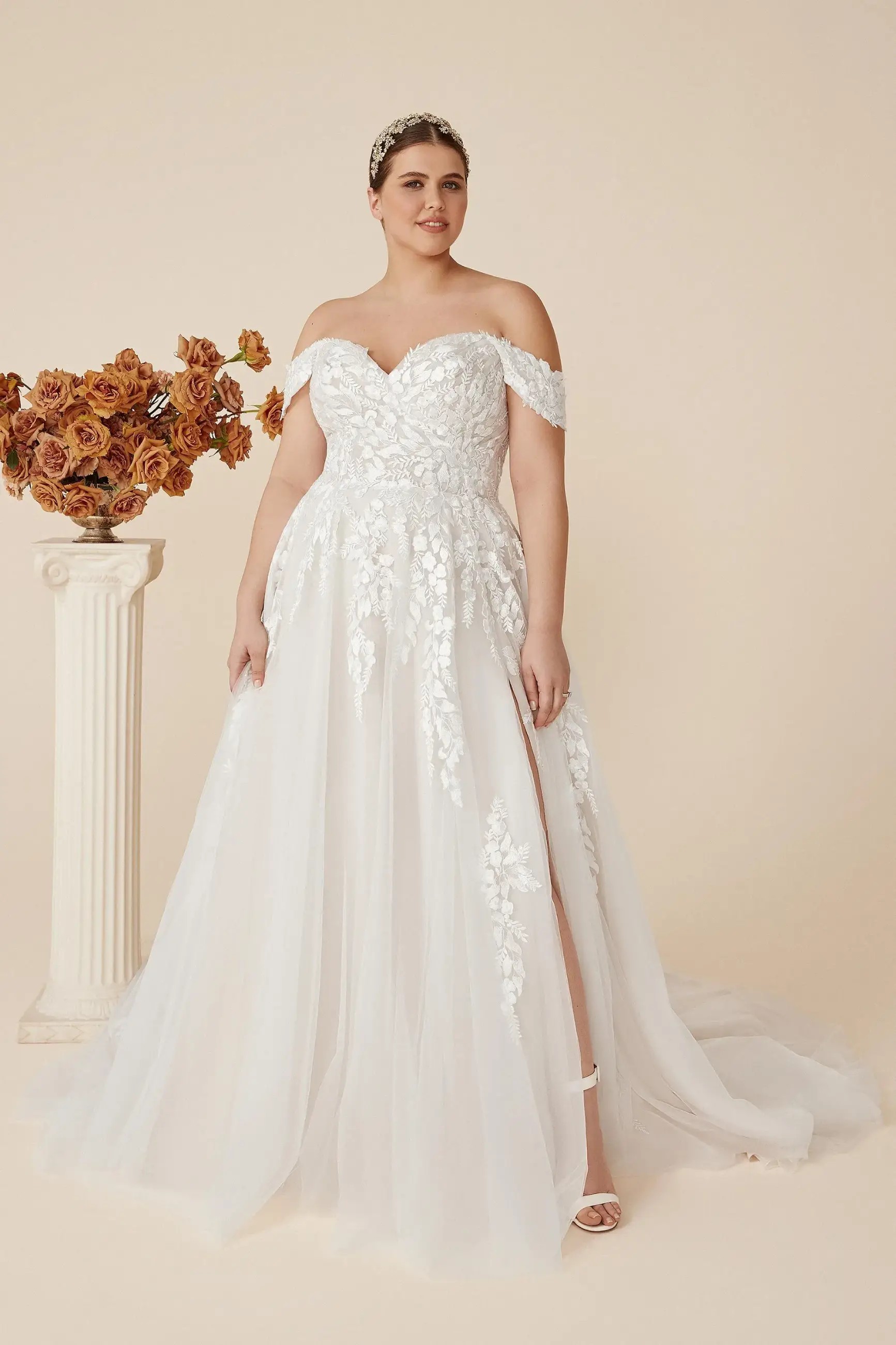 Find Your Dream Plus-Size Wedding Dress at Eva&#39;s Bridals – The Midwest’s Largest Collection  Add ... Image