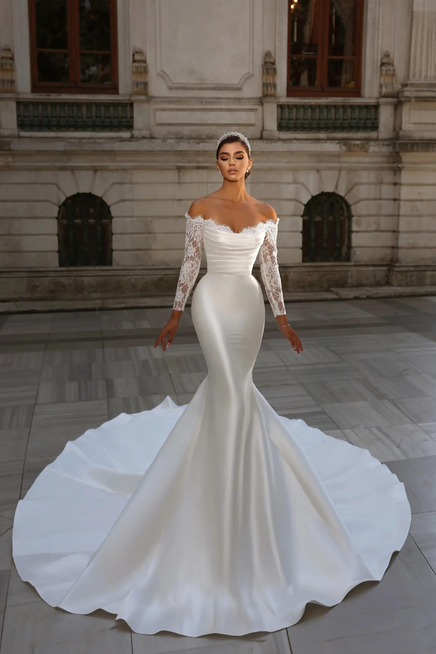 Swoon-Worthy Style: Unveiling Eva&#39;s Bridals&#39; Collection of Exquisite Sima Wedding Dresses Image