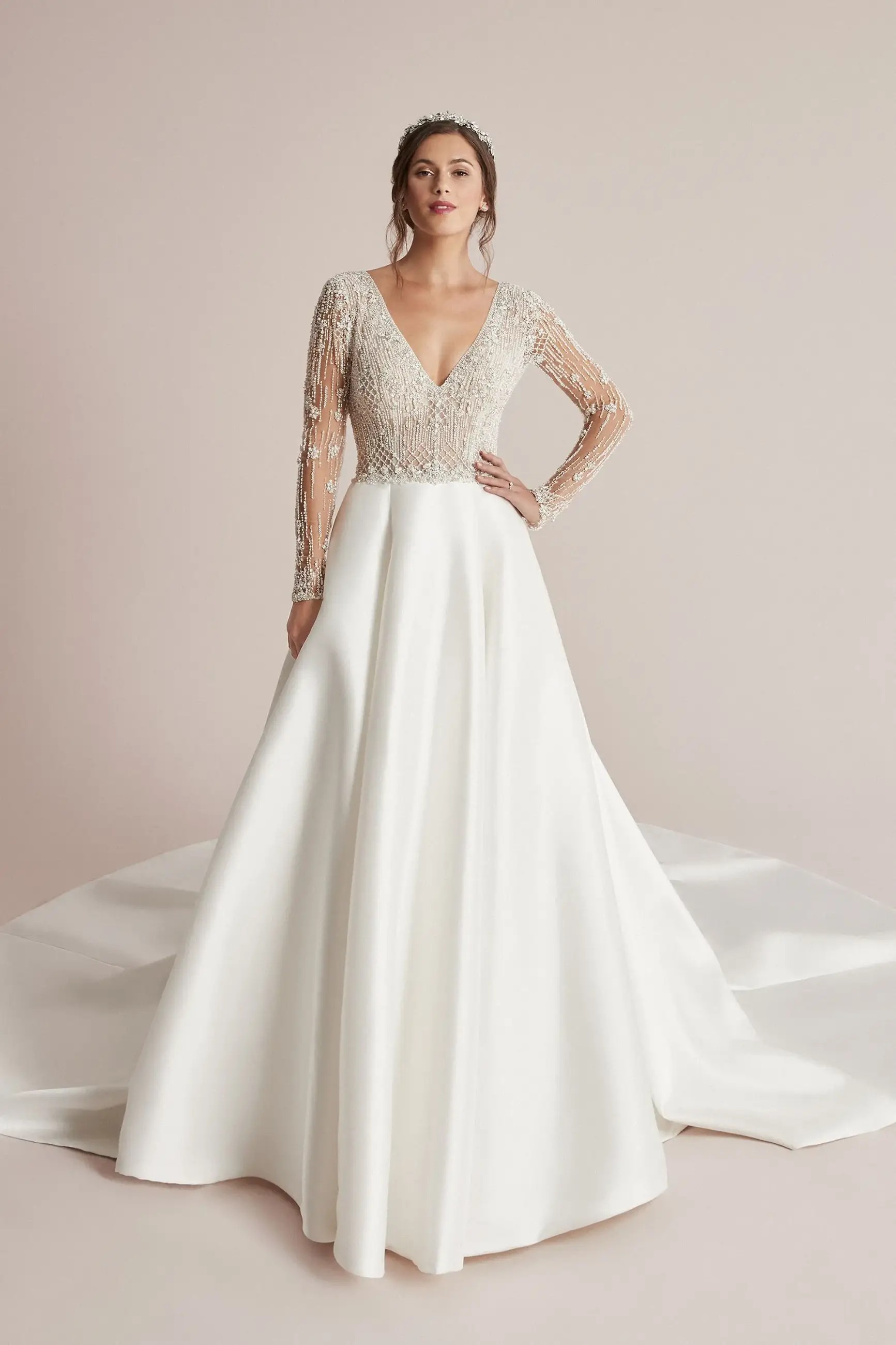 Justin Alexander Carson wedding gown