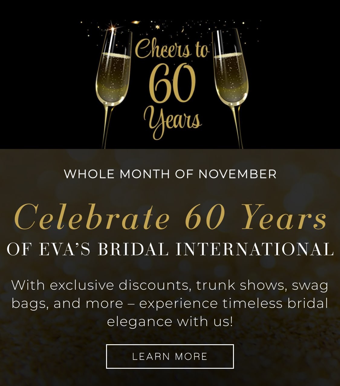 Celebrate the 60th Anniversary of Eva's Bridal International